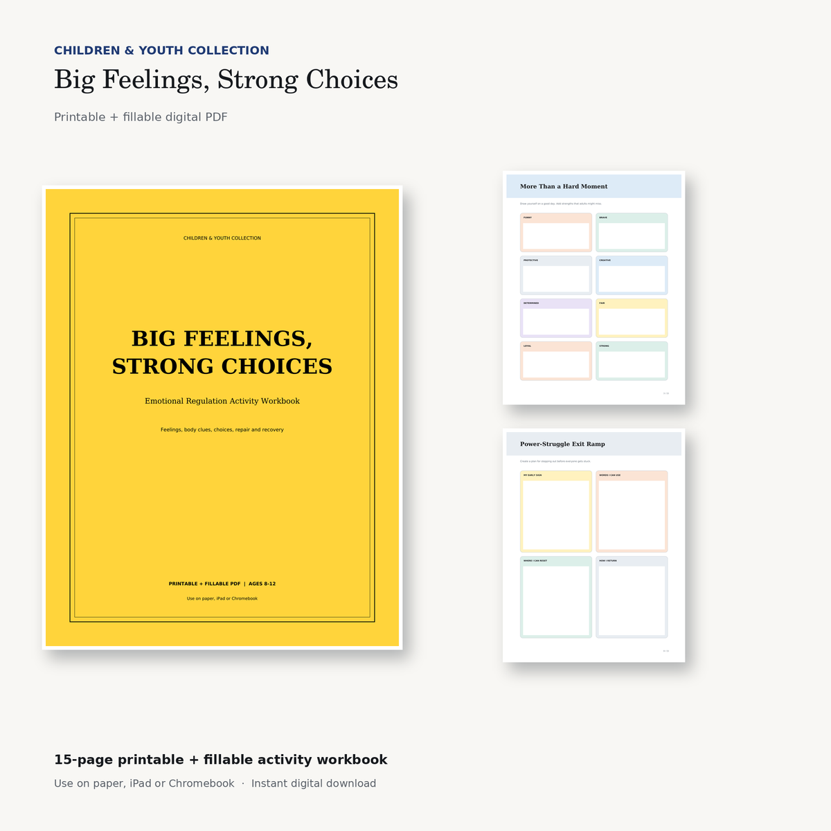 Big Feelings, Strong Choices Workbook