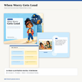 When Worry Gets Loud 24-page illustrated digital children's storybook by Jessica Rocca
